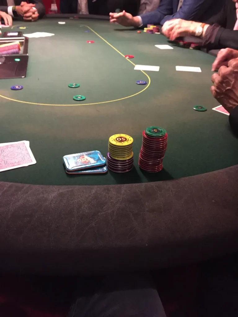 Pokertisch in der Spielbank Bad Wiessee