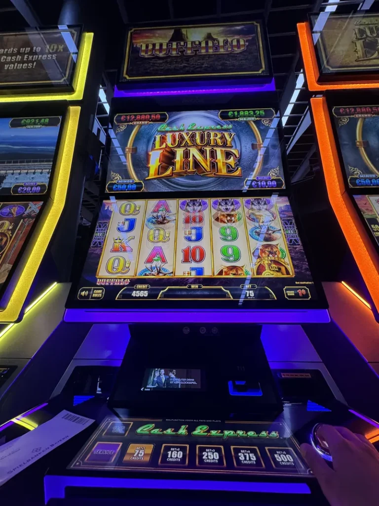 Spielautomat in der Spielbank Bad Wiessee