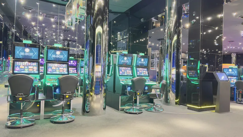 Automatenbereich im Merkur Casino Duisburg
