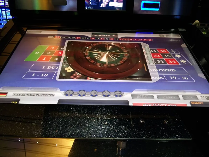Elektronisches Roulette in der Spielbank Bad Kötzting