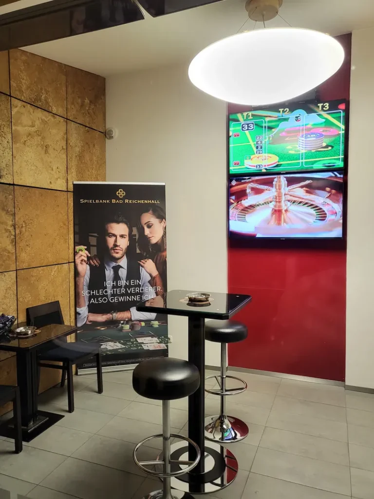 Loungebereich der Spielbank Bad Reichenhall