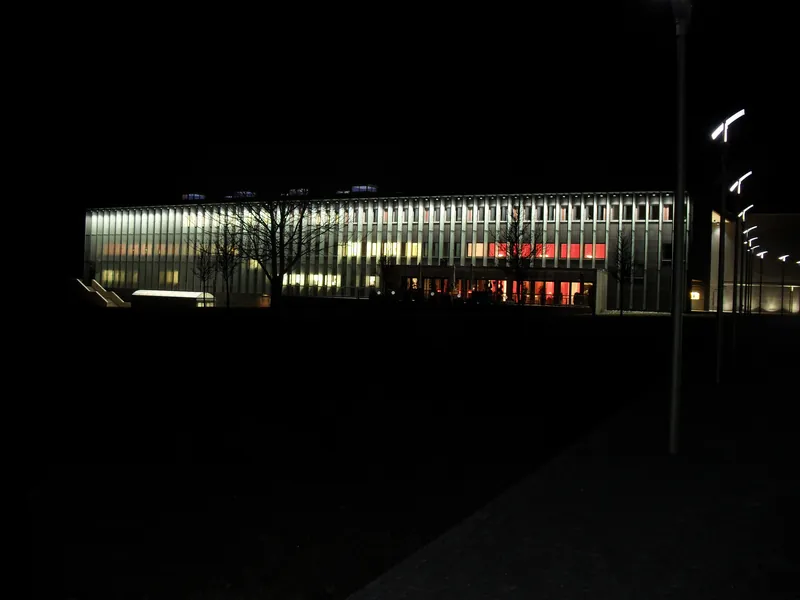 Spielbank Feuchtwangen bei Nacht
