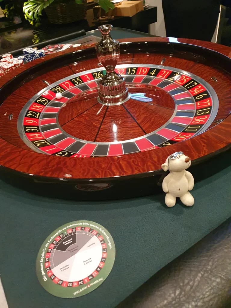 Rouletterad im Casino Esplanade Hamburg