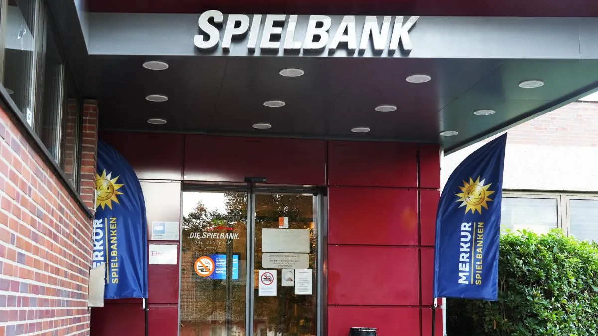 Aussenansicht der MERKUR SPIELBANK Bad Bentheim