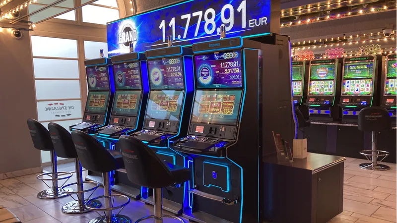 MERKUR Spielbank Bad Pyrmont mit Grand Jackpot Automaten