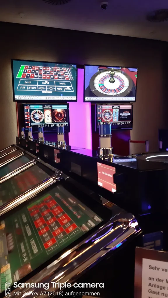 MERKUR SPIELBANK Goettingen mit Roulette Monitoren
