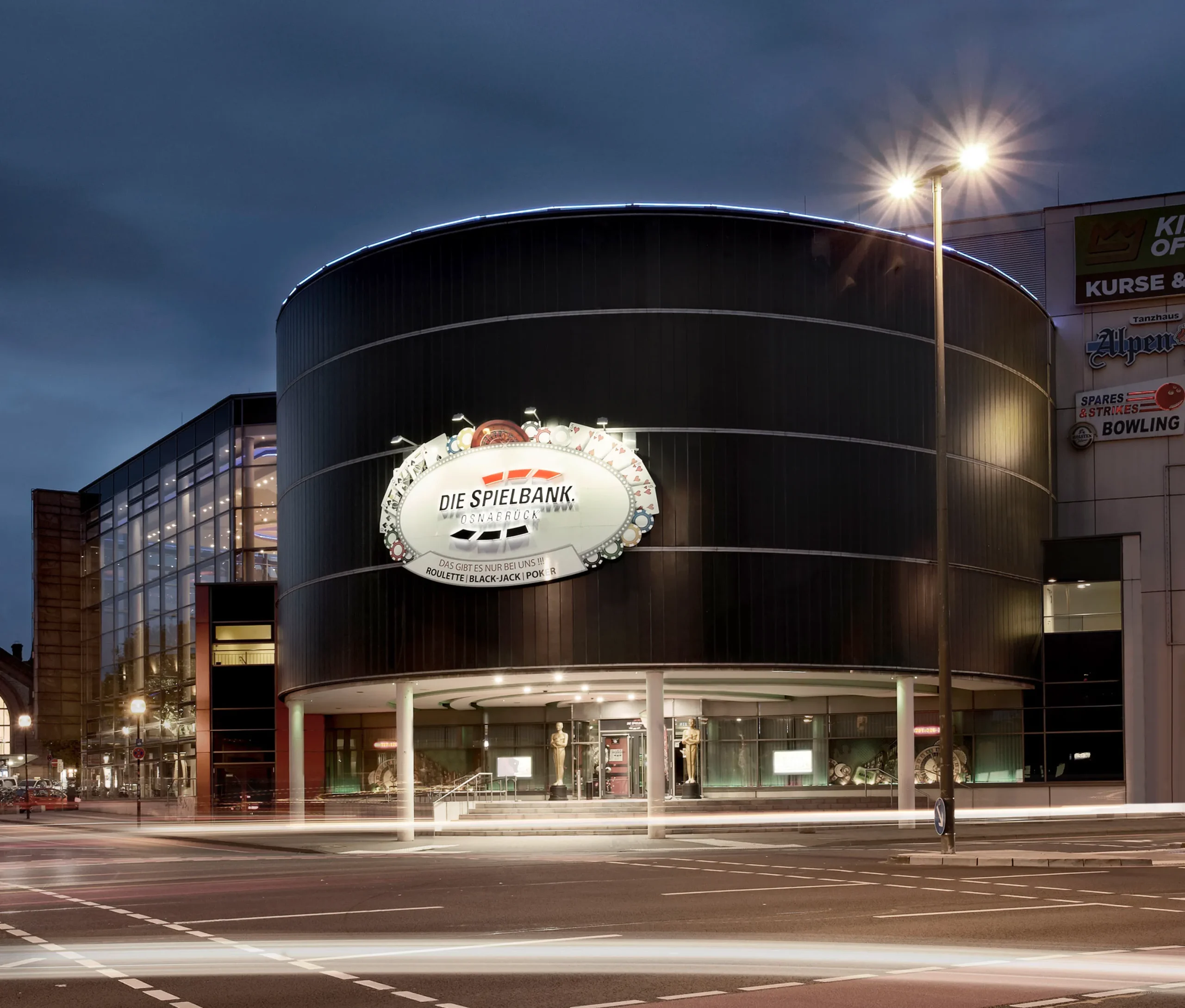 Aussenansicht der MERKUR SPIELBANK Osnabrueck