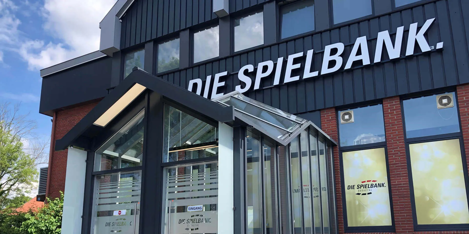 Aussenansicht der MERKUR SPIELBANK Seevetal