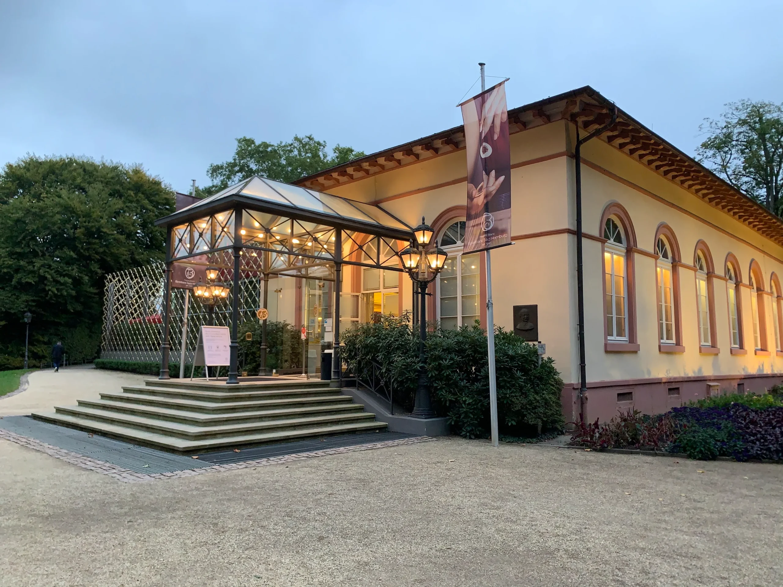Aussenansicht der Spielbank Bad Homburg