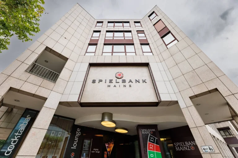 Aussenansicht der Spielbank Mainz