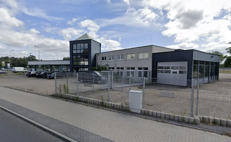Gesamtansicht des Gebaeudekomplexes der Spielbank Rostock